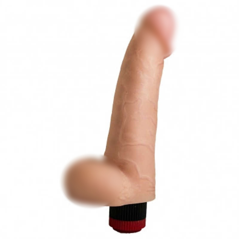 Вибратор реалистичный "Human Copy 8,8" с мошонкой 