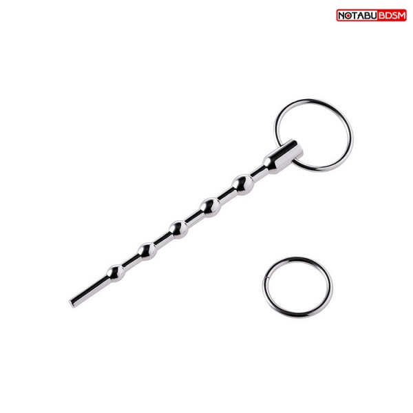 Зонд металлический "Notabu BDSM" рельефный 