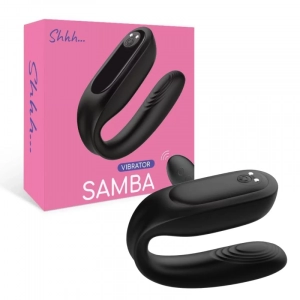 Вибратор для двоих &quot;Samba&quot; на дистанционном управлении, розовый