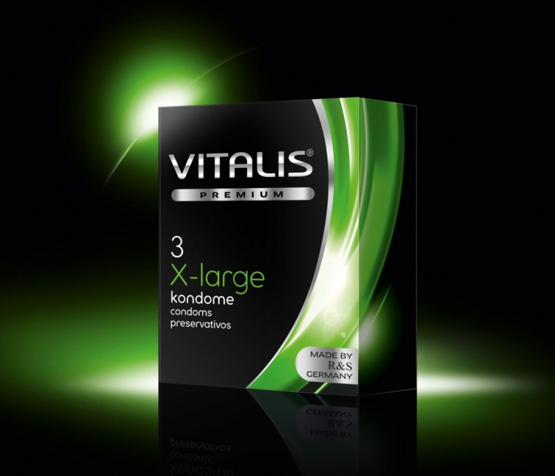 Презервативы &quot;Vitalis X-Large&quot; увеличенный размер, 3шт 